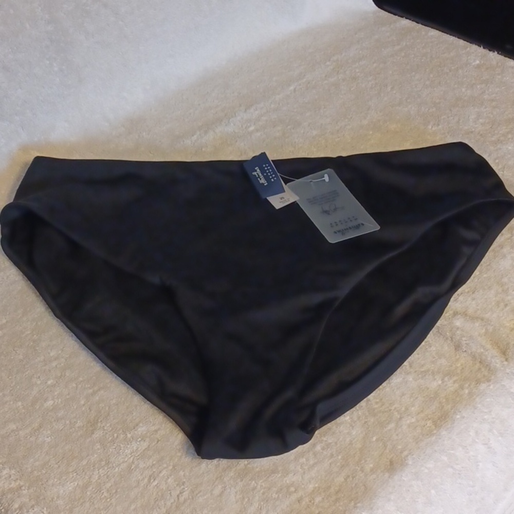 Ashley Graham swimsuit bottom women's size 20 black